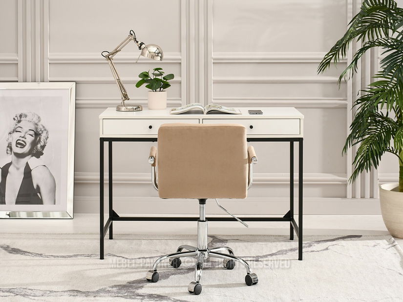 Stolička Elita (béžová + chrómová)