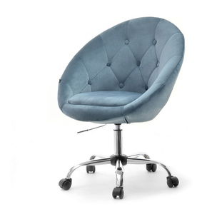 Fotelja Lush 4 (plava + krom)