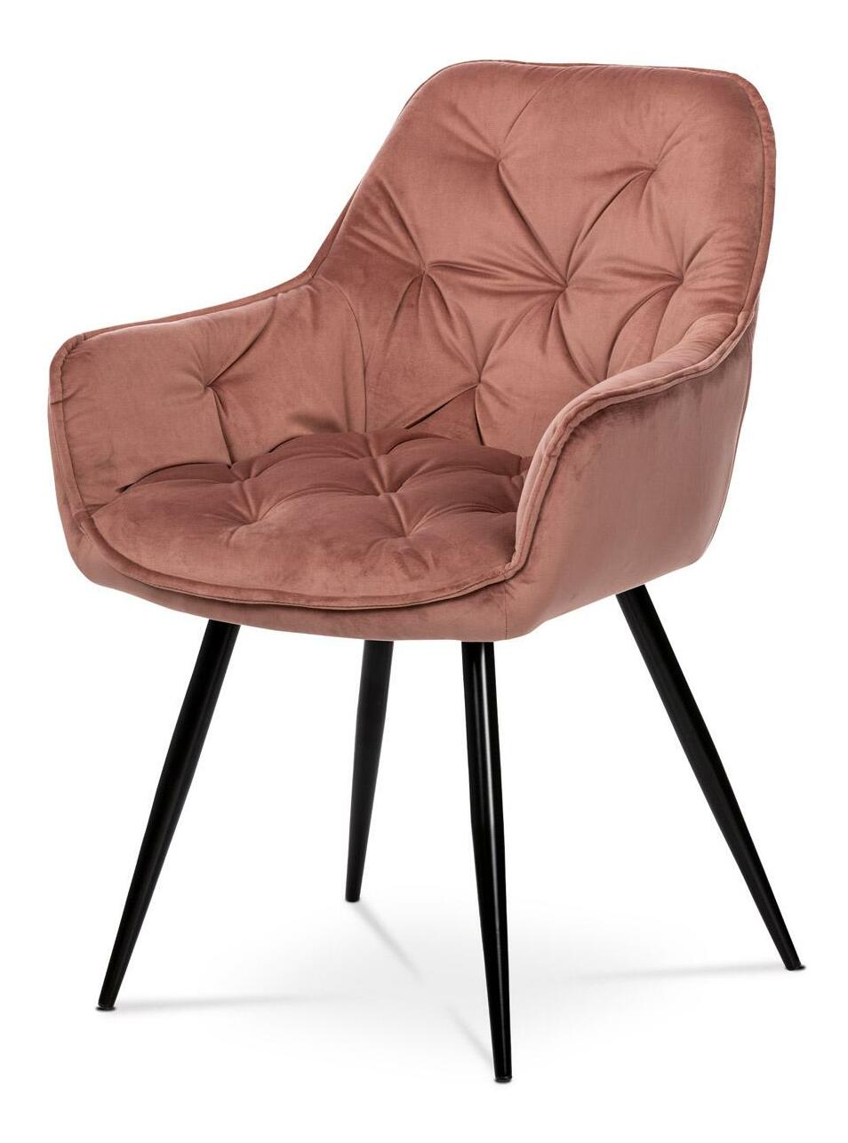 Scaun sufragerie Charli-PINK4 (roz vechi)