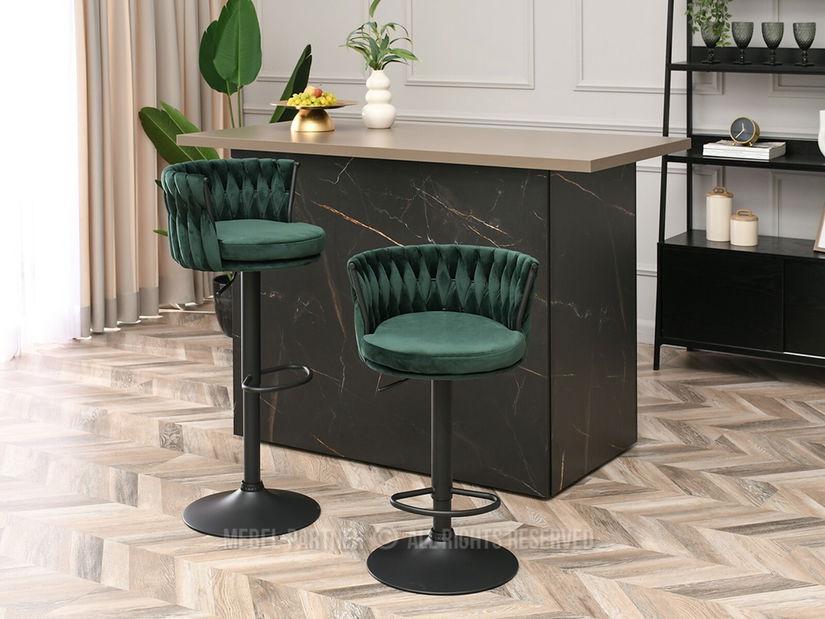 Scaun Adel (verde + negru)