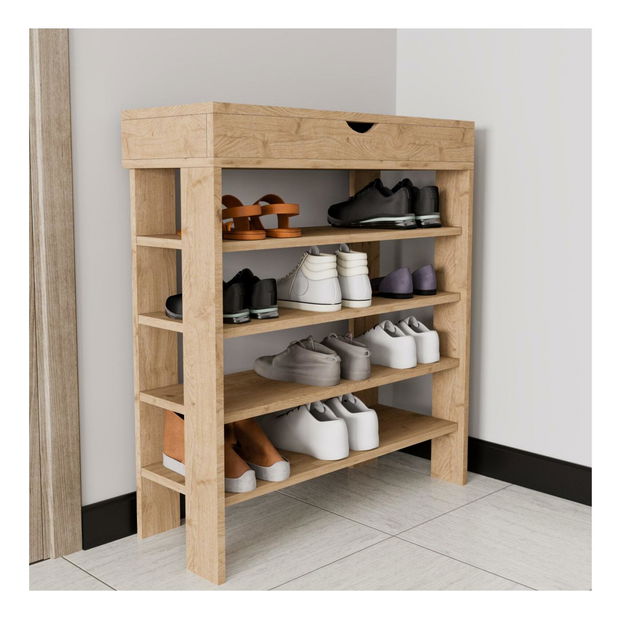 Cipőtároló (cipősszekrény) Ronal (tölgy)