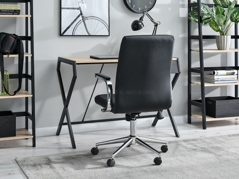 Fotel Cruise (fekete + króm)