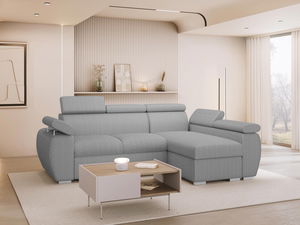 Rohová sedacia súprava Gozo Mini Premium (svetlosivá) (P)