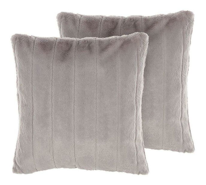 Set 2 buc perne decorative 45 x 45 cm Pumlla (gri)