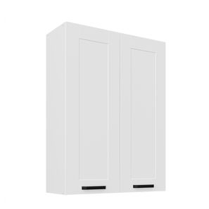 Horná kuchynská skrinka Lucid 80 G-108 2F (korpus: biela + front: mdf biela)