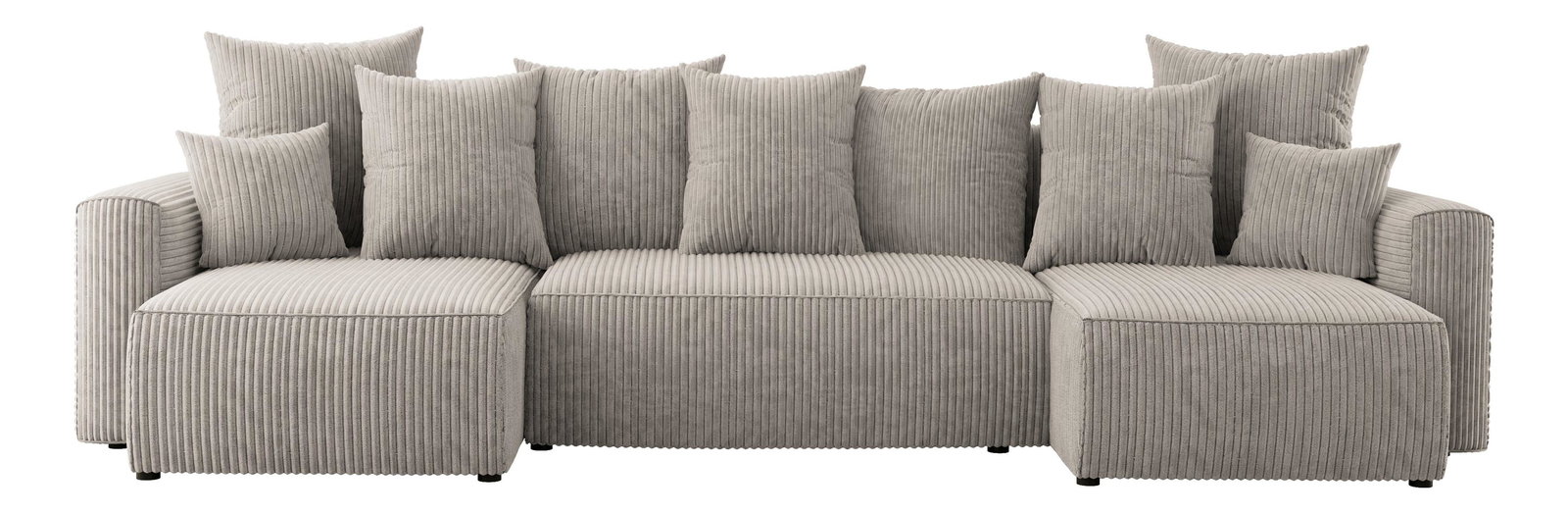 Rohová sedačka Denia U (svetlohnedá)