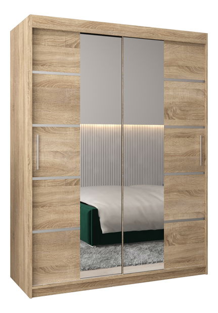 Dulap de haine 150 cm Verika 4 150 (stejar sonoma)