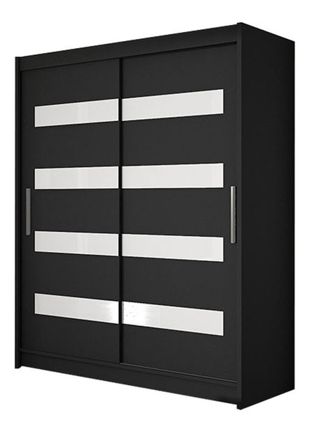 Ormar za garderobu Primrose IV (crna)