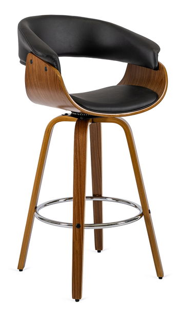 Barska stolica Jerrey (crna + orah) 