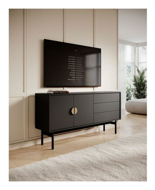 Tv szekrény/asztal Stellia S1 (fekete)