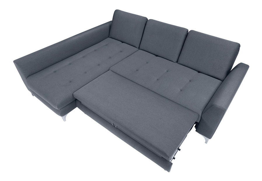 Rohová sedačka BRW Ivette REC.2F (sivomodrá) (L)