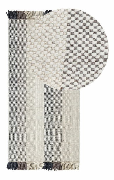 Covor 80 x 150 cm Emir (alb)