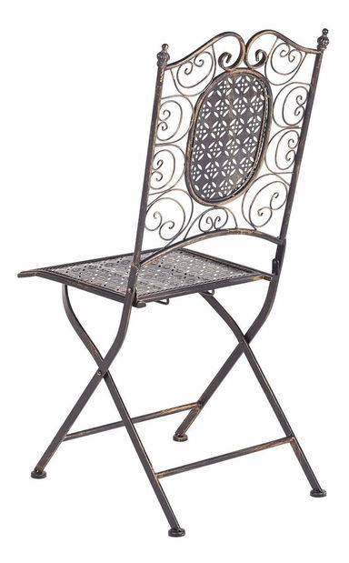 Set 2 ks. záhradných stoličiek Beatriz (čierna)