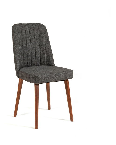 Scaun sufragerie Vlasta 1 (Nuc + Antracit)
