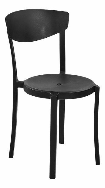 Set 8 ks jedálenských stoličiek Valkyrja (čierna) 