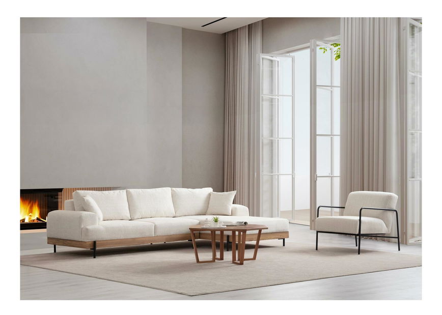 Colțar Etorella (D) (alb + Stejar)