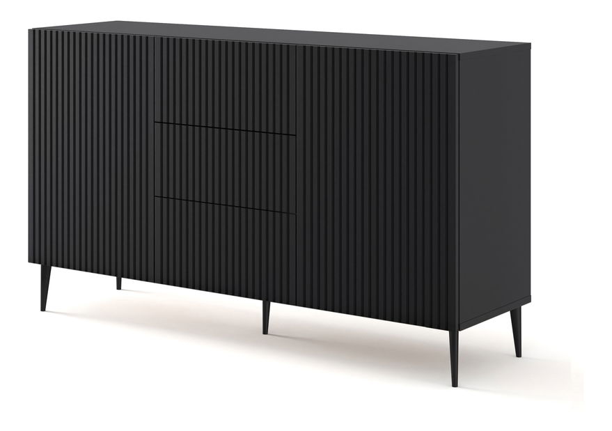 Comodă Rawy 2D3S 2 (Negru + Negru)