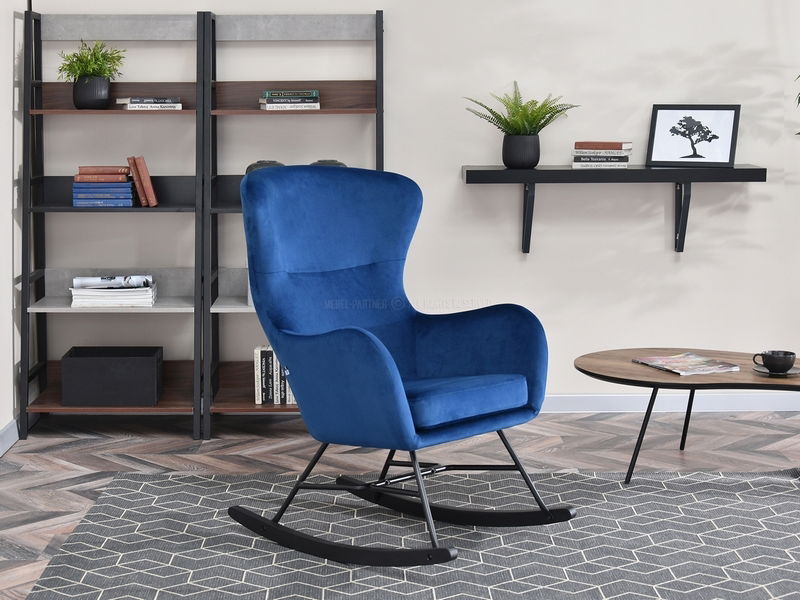 Fotel Nesia (tengeri + fekete)