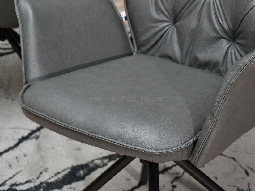 Scaun Lindush (grafit + negru)