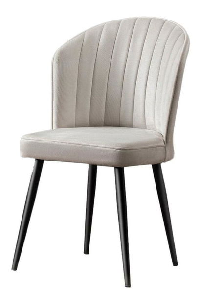 Set blagovaonskih stolica (4 kom.) Rubicon (krem + crna)