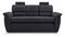Háromszemélyes kanapé Dina 2 (fekete)