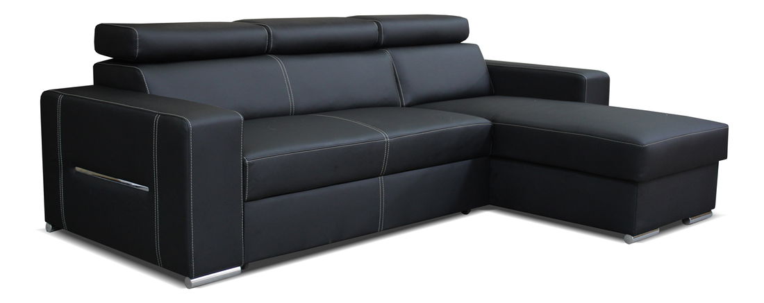 Rohová sedačka Aris 2F+L (čierna) (P)
