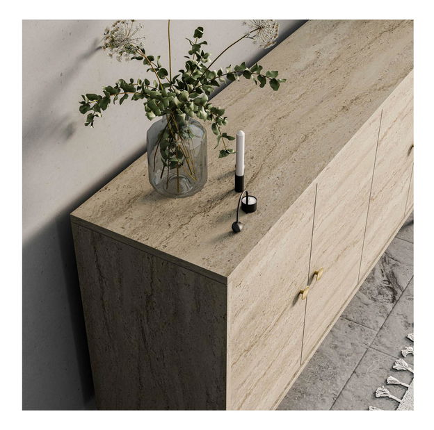 Skrinka Diamon Consol (travertín)