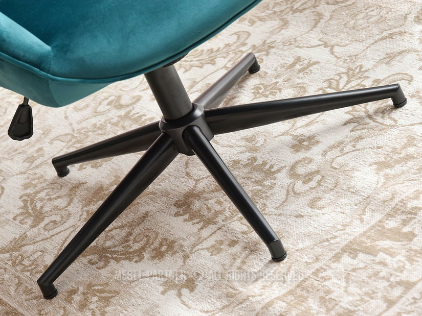 Fotel Truni (türkiz + fekete)