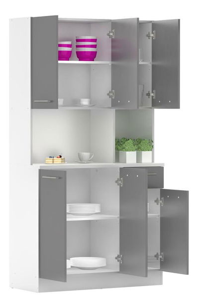 Kuhinjski kutak Palermo NEW (bijela + grafit)