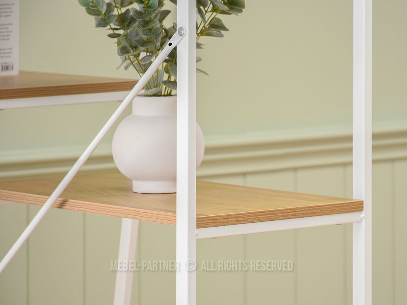 Regál Gecon Reg (dub + biela)