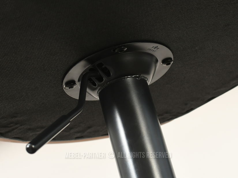 Stolica Heroe (tamni orah + crna)