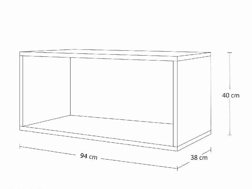 Mobilier living Benmore (alb + alb lucios)