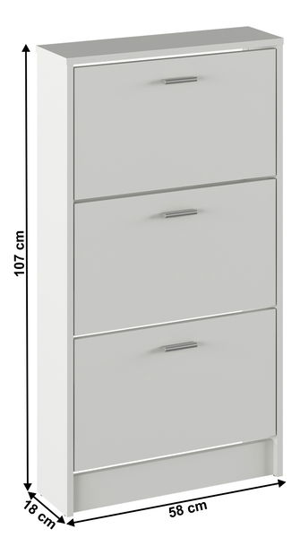 Ormarić za obuću Mobby 13 (bijela)