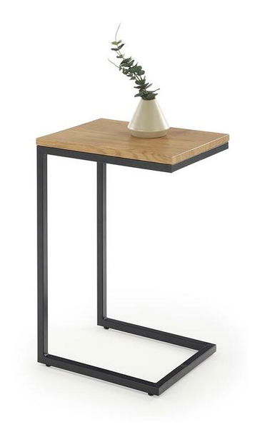 Dohányzóasztal Neta (természetes fa + fekete)