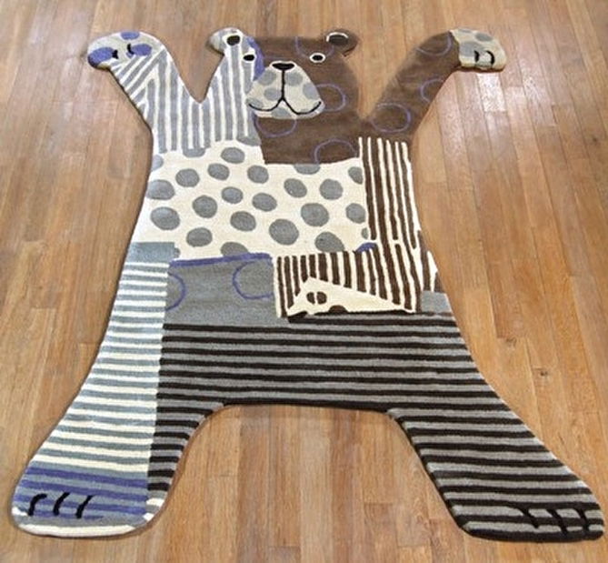 Ručne všívaný koberec Brink and Campman Kids bear 41001