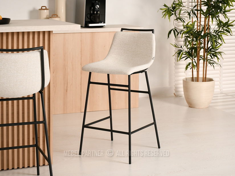 Stolička Sara (krémová + čierna)