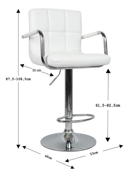 Bárszék Leora (fehér) 