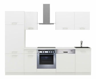 Kuchynská linka 270 cm Tonislav Biela 270 (biela + biela)