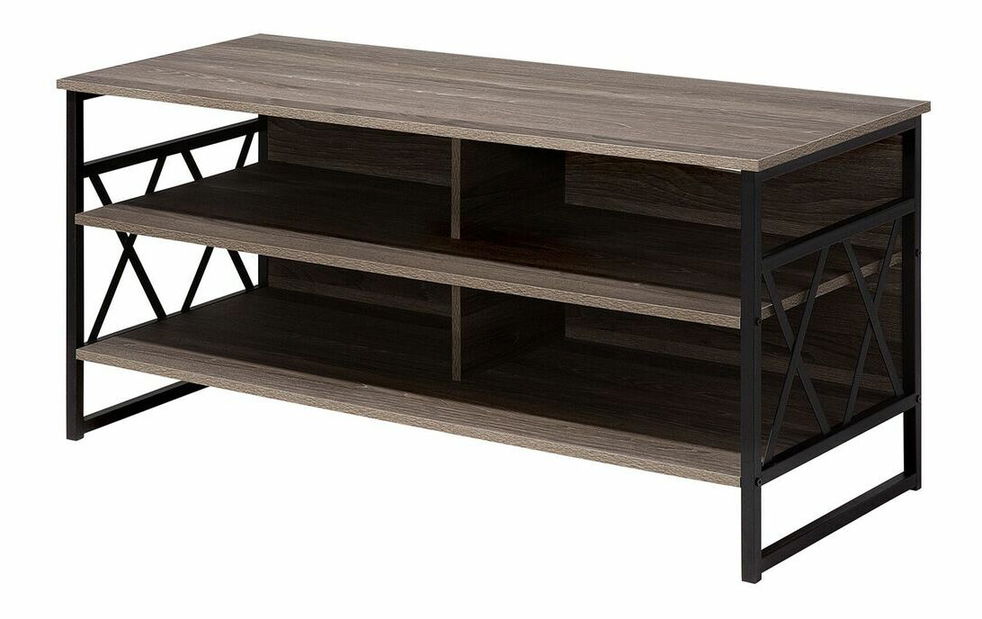 TV stolík/skrinka Caruso (tmavosivá)