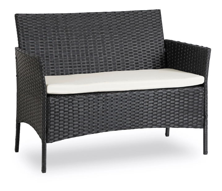 Kerti szett Manta (fekete + bézs) (4 fő részére)