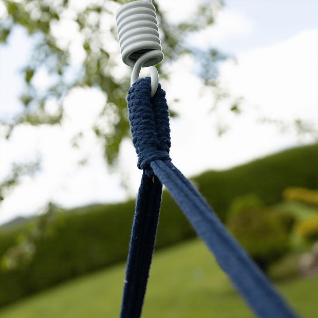 Závesné hojdacie kreslo Nicolaj (modrá)