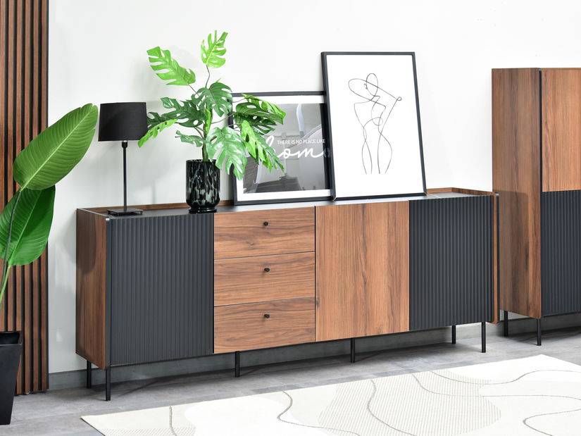 Komoda Protegidas P06 (čierna)