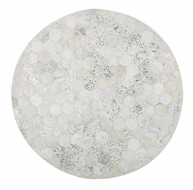 Koberec 140 cm BAKY (strieborná)