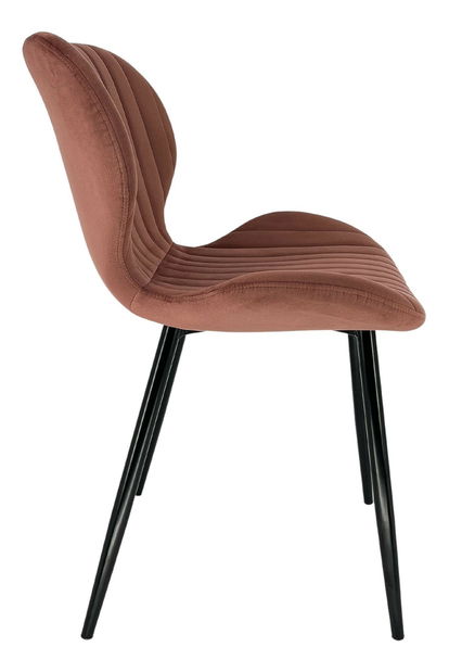 Jedálenská stolička Saira (tmavo ružová) (2ks)