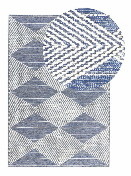 Covor 140 x 200 cm Dacia (albastru)