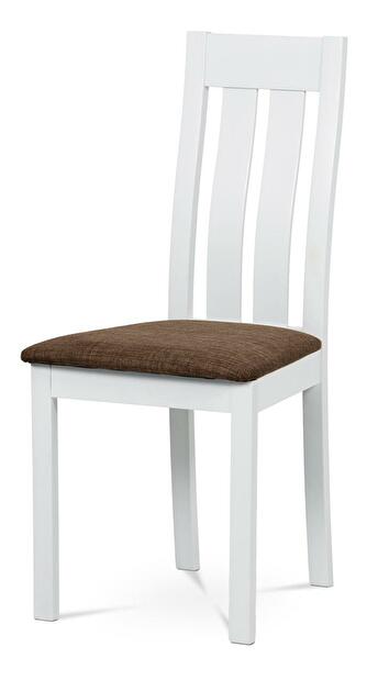 Scaun sufragerie Joleen-2602 WT (alb + maro)