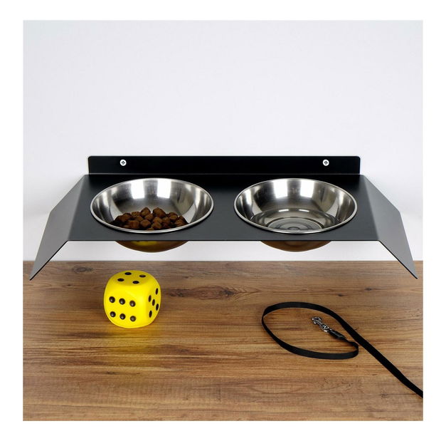 Posuda za hranu za kućne ljubimce Ninede 5 (crna)