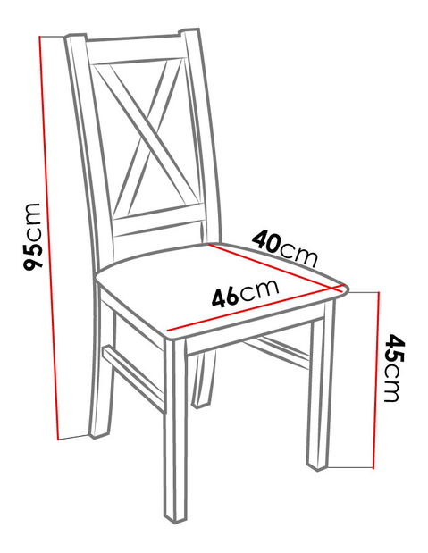 Jedálenský set pre 6 osôb Fern (orech) (Lawa 02)