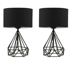 Set stolnih lampi (2 kom.) Anteresso 7 (crna)