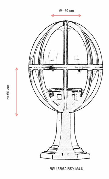 Kültéri fali lámpa Dolly (fekete)